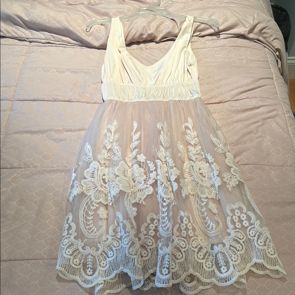 Pinky Soft Peach Dress